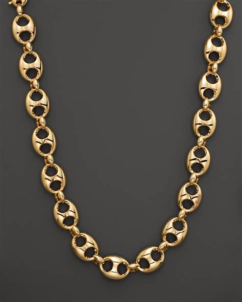 yellow gold gucci necklace|gucci gold chain necklaces.